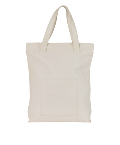 Anagram Shopper Tote, &pound;520, Handbags, White, Leather, Front view